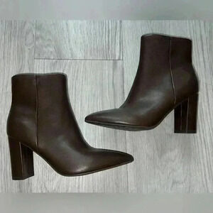 Marc Fisher Dark Brown Heeled Boots
